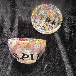 CUSTOMER CREATION - Custom Resin Cup & Saucer Set – One-of-a-Kind Luxury ✨